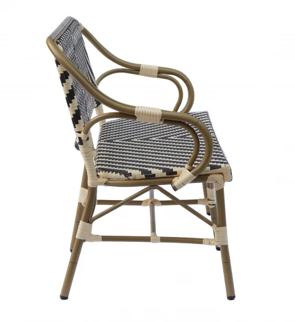 "Кабри" диван двухместный из искусственного ротанга, цвет бежево-коричневый 4SIS ZF2186C Coffee