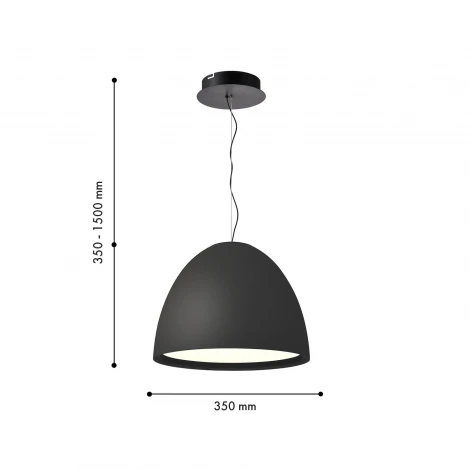 Подвесной светильник светодиодный Favourite Halva 4812-3P LEDx30W 3000K