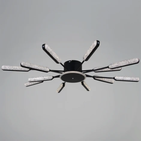 Потолочная люстра светодиодная с пультом с регулировкой цветовой температуры и яркости Reluce 97290-0.3-12 BK