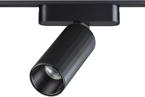 Трековый светильник Novotech Smal 359258 SHINO черный для низковольтного шинопровода IP20 LED 12W 48V 1020Лм 3000К (круглые)