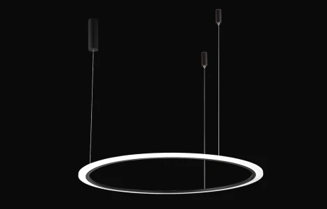 Подвесной светильник MANZANA SP40W LED D1000 BLACK Crystal Lux