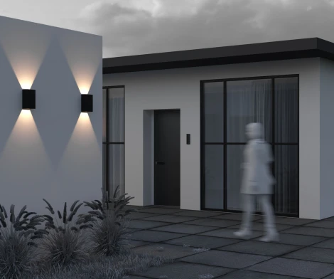 Настенный уличный светильник светодиодный Maytoni Outdoor Drape O525WL-L20B3K