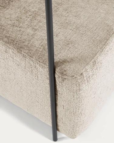 Кресло La Forma (ex Julia Grup) Gamer (Бежевый/ Пенополиуретан,Металл,Пена,Сосна,Акрил,Сталь)