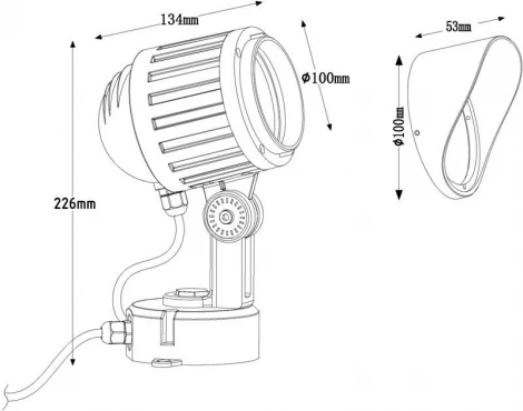 Прожектор уличный Deko-Light Power Spot 730229