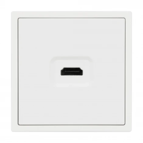 Механизм HDMI розетки SCT-NOBE-MHD1-SFPL-WH (Arlight, Белый кварц) 061846