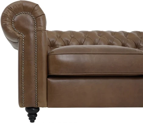 Диван Chester Classic ОГОГО (арт.329633), (Ткань/Коричневый)