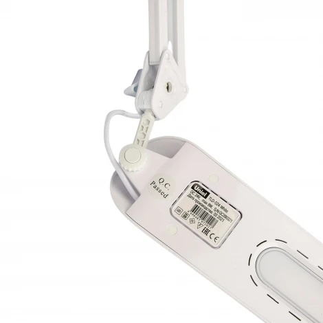 Офисная настольная лампа на струбцине Uniel TLD-524 White/LED/500Lm/4500K/Dimmer (220V, диммер, сенсорный выключатель)