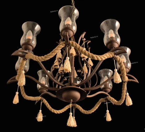 Подвесная люстра Arte Lamp Galeone A8989LM-8BR