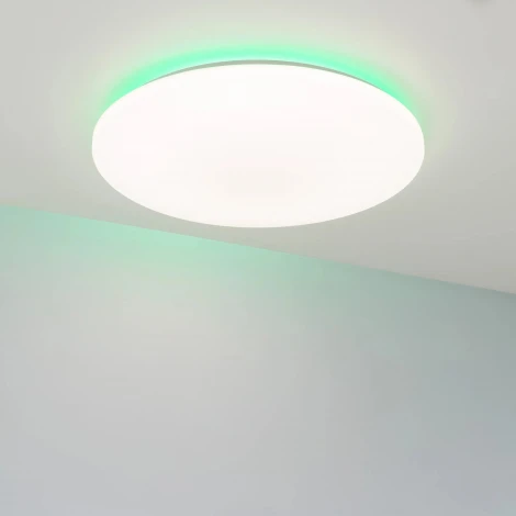 Потолочный светильник SP-FAVOR-R600-50W Day4000-MIX-RGB (WH, 100 deg, 230V, Tuya Zigbee) (Arlight, IP54 Пластик) 057444