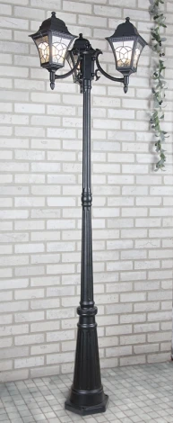 Наземный фонарь Elektrostandard Altair F/3 черный