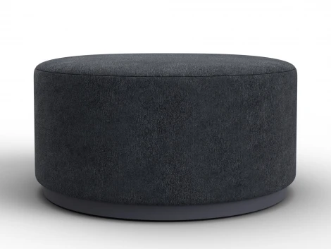 Пуф 005 (Темно-серый/ДСП,Велюр) Лига Диванов 137054