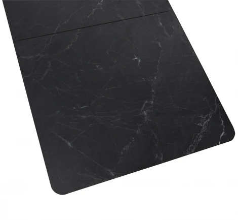 Стол раскладной Sheffilton SHT-T76 Серый мрамор/черный 4278266902