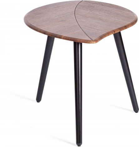 Журнальный стол Tetchair RIMMINI (МДФ/Орех,Черный)