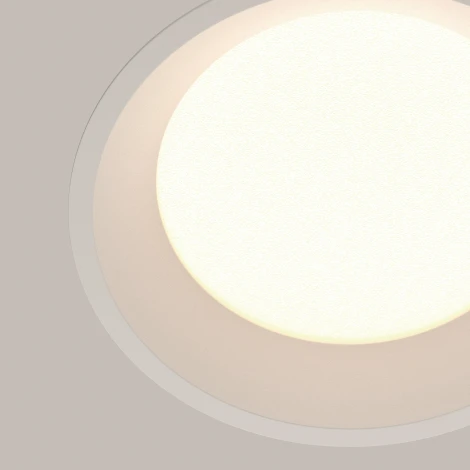 Встраиваемый светильник 18W Maytoni Okno DL055-18W3-4-6K-W (LED, 220V, круглые, IP44)