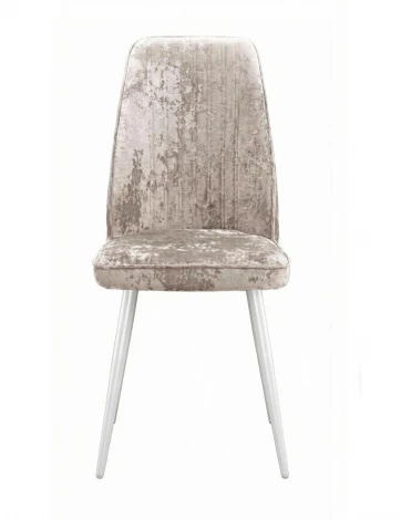 Стул DikLine 327 поворотный M02 бежевый, ножки белые 00-00084789