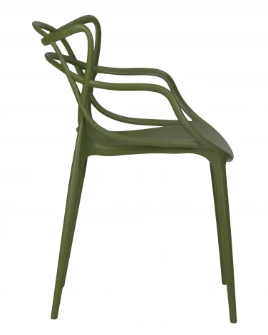Набор 2 шт Стул обеденный DOBRIN MASTERS (зеленый хаки (G-17)) LMZL-PP601-N2_P_G-17 Dobrin D0000000000000013313