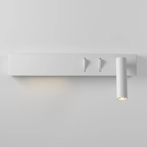 Настенный светильник со спотом Maytoni Comodo C031WL-L8W3K1 (LED, 220V, выключатель)