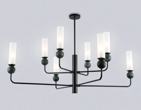 Потолочная люстра на штанге с мрамором Ambrella Ceramo Modern LH53275