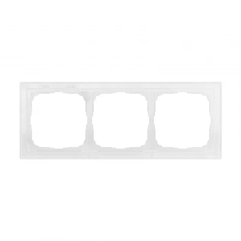 Рамка на 3 поста (матовый белый) Systeme Electric GAL330103