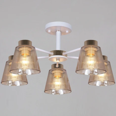 Подвесная люстра на штанге Reluce 20560-0.3-05 WH+FG