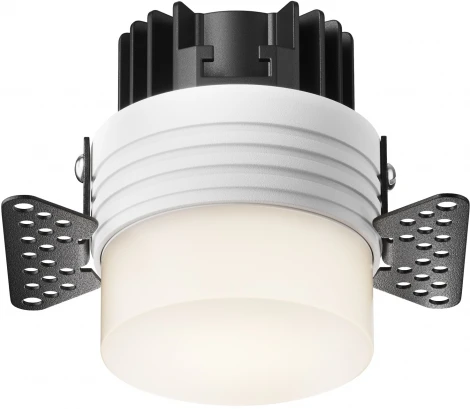 Встраиваемый светильник Maytoni Nude DL065-12W4K-TRS-W (LED, 220V, круглые)