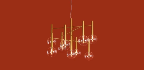 Подвесная люстра Freya Luce FR5584CL-L45G
