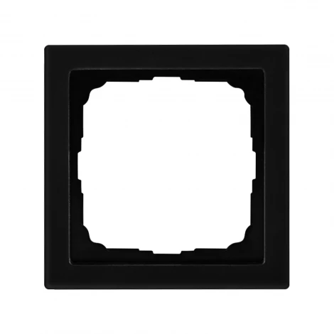 Рамка на 1 пост (матовый черный) Systeme Electric GAL331001