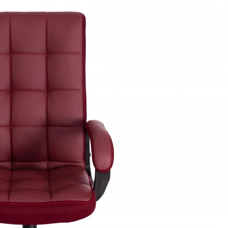 Кресло Тренди/Trendy (22) кож/зам/ткань, бордо/бордо, 36-7/13 Tetchair 19518