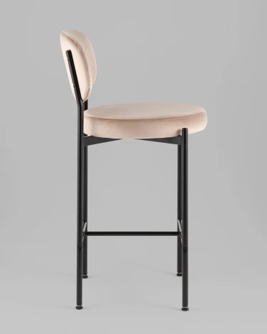 Стул полубарный Бриф VD велюр бежевый Stool Group УТ000042501