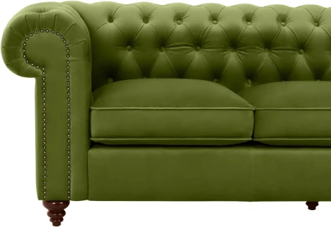 Диван Chester Classic ОГОГО (арт.344521), (Ткань/Зеленый)