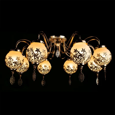 Потолочная люстра Arte Lamp Moroccana A4552PL-8GO