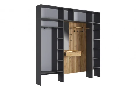 Прихожая "Мебельсон К11" (2400х350х2350) Mebelson ПК0011Мебельсон.2564