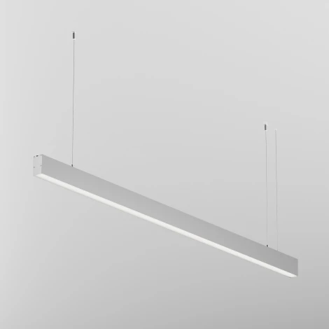 Подвесной светильник линейный светодиодный Maytoni Technical LL312037 3000K 35x67 серебро 1,5 м