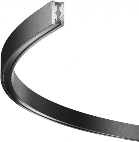 Шинопровод магнитный Flarity полукруг черный 80 см Maytoni Busbar trunkings Flarity TRX154-SR-D800-B (24V)