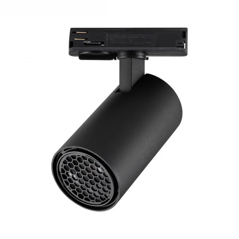 Трековый светильник однофазный светодиодный Novotech Selene 359913 черный трехжильный LED 15W 220V 3000К