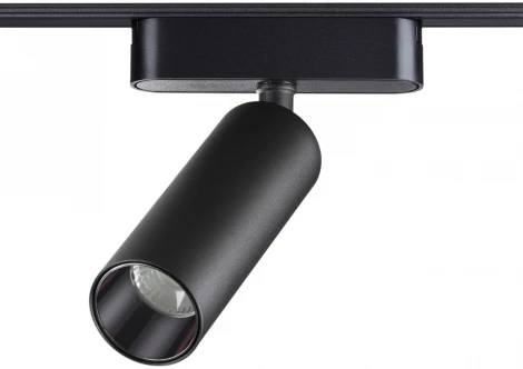 Трековый светильник Novotech Smal 359256 SHINO черный для низковольтного шинопровода IP20 LED 15W 48V 1275Лм 3000К (круглые)