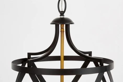 Подвесная люстра Lumina Deco Astila LDP 1242-3 BK+MD