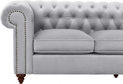 Диван Chester Classic ОГОГО (арт.344527), (Ткань/Серый)