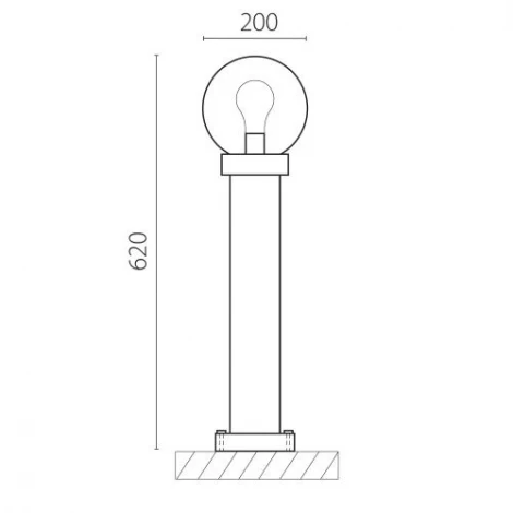 Интерьерная настольная лампа Lightstar Bolla 373910 (220V, шар, IP65)