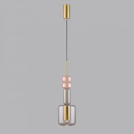 Подвесной светильник Lumion Verona 6504/1 бронза, розовый, серый GU10 50W 220V (на проводе)