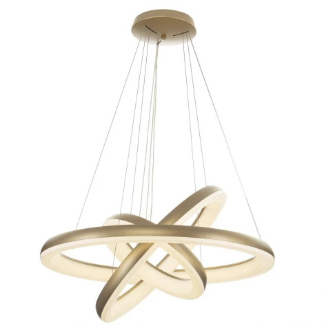 Подвесная люстра светодиодный Юпитер Смарт Citilux CL730A152S Золото