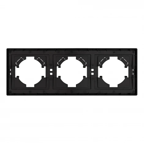 Рамка пластиковая FRM-TENDO-PL-3-GR (Arlight, Графитовый) 053845