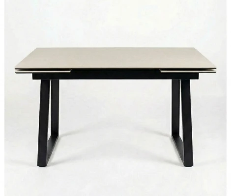 Стол DikLine DZ160 Текстиль бежевый/черные (2 уп.) 00-00084589