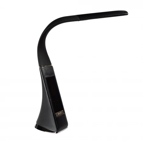 Офисная настольная лампа с термометром Uniel TLD-542 Black/LED/300Lm/5000K/Dimmer (220V, диммер, сенсорный выключатель)
