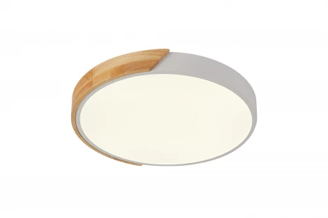 Потолочный светильник светодиодный Natali Kovaltseva Scandinavian LED LAMPS 81181 с пультом ДУ, моб. приложением 120W, белый, LED