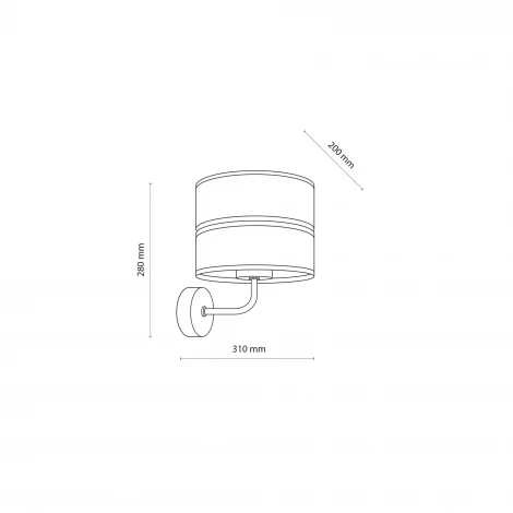 Бра бежевый TK Lighting Dorma 11788