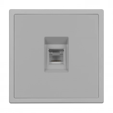 Розетка ARL NOBE компьютерная софт-тач никель SCT-MPC1-SFPL-IS (RJ-45, CAT6) (Arlight,) 059439(1)