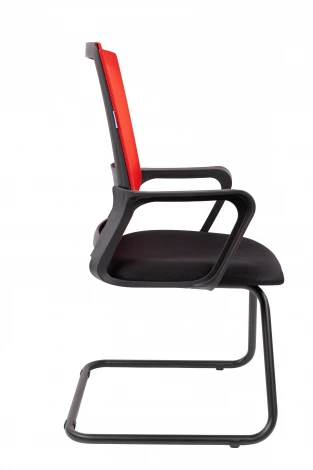 Офисное кресло Chairman 606V Россия TW-69 красный 7169994