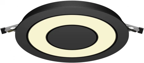 Встраиваемый светильник Maytoni Vector DL102-12W2.7K-B (LED, 220V, круглые)