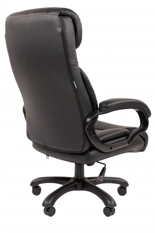 Офисное кресло Chairman 401 Россия экокожа черная 7217538